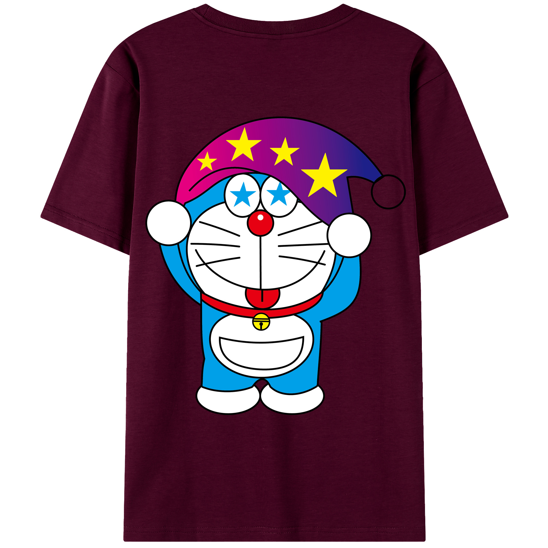 （画像用） ドラえもん Doraemon レディース半袖Tシャツ(バックプリント)